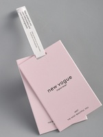 Étiquettes de vêtements haut de gamme personnalisées, conception d'étiquettes pour vêtements féminins, personnalisation du logo, étiquettes rectangulaires anti-effraction, étiquettes prêtes à l'emploi