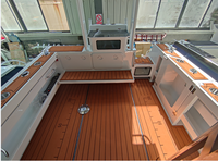 Prix d'usine - Bateau de pêche en aluminium Profisher de 7,5 m, cabine marine de qualité 5083 H116 avec moteur pour usage familial