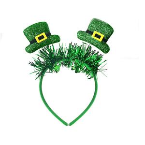 Youlun St. <span class=keywords><strong>Patrick</strong></span>'s Day Bandeaux <span class=keywords><strong>Saint</strong></span> Patricks Day Couvre-chef Irlandais Costume Accessoires Top Hat Party Favors pour Femmes Hommes Enfants - Product Image 6