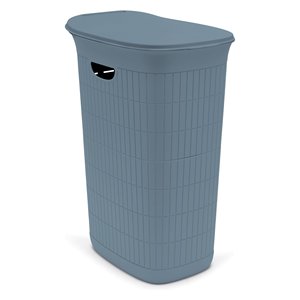Porta biancheria <b>plastica</b> riciclata (36Lt) DOMUS HOME COLLECTION Smoky blue 90903 - Product Image 1