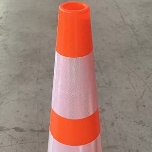 70cm 2.3kgs turuncu kırmızı <span class=keywords><strong>pvc</strong></span> trafik konisi - Product Image 2