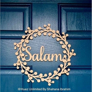 Décoration murale avec noms d'Allah Asmaul Husna en acrylique/bois, calligraphie arabe islamique pour la maison, décoration Ramadan Eid, cadeau - Product Image 5