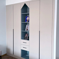 Ensemble de meubles en bois massif européen sur mesure, lit moderne pour enfants avec armoire de rangement, bureau, salon, hôtel, appartement, directement de l'usine