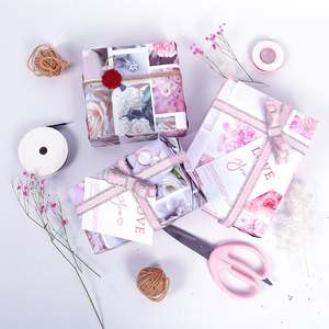 Venta al por mayor nuevo 50*70 cm papel de regalo embalaje papel de regalo de boda - Product Image 3