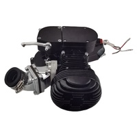 Kit moteur de vélo ESUM Black Cat haute performance 2 temps 100CC avec piston à fenêtre pour moto à essence, chopper, bicimotor