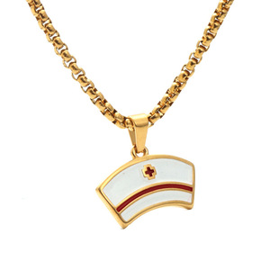 <b>Nurse</b> Hat Pendant Necklace Fashion Gold Zinc Alloy Unisex <b>Gift</b> Jewelry - Product Image 1