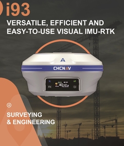 I93 GPS RTK พร้อมช่องสัญญาณ 1408 ช่อง และ IMU Gnss Rtk สำหรับการสำรวจที่ดิน การสร้างแบบจำลองภาพ 3 มิติ ราคาพื้นฐาน - Product Image 2