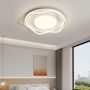โคมไฟเพดาน LED สี่เหลี่ยมทันสมัย 15-30 ตร.ม. สำหรับห้องนั่งเล่นห้องนอนพร้อมโป๊ะโคม PMMA การส่งผ่านแสงสูง - Product Image 3