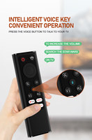 Tongkat Tv api Keyboard nirkabel Mini, kualitas tinggi 4k 1 Unit Mouse udara samsung Tv Remote kontrol