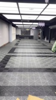 KCX Schwerlast-Garagenbodenfliesen Ineinandergreifende Gummi-Bodenmatten für Lager Werkstatt Fitness-Studio Matten Kunststoff-Bodenbelag