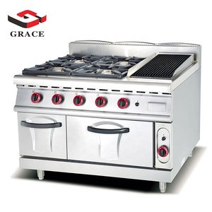Thương mại thiết bị nhà bếp thép không gỉ freestanding <span class=keywords><strong>gas</strong></span> phạm vi với <span class=keywords><strong>4</strong></span>-6 <span class=keywords><strong>Burner</strong></span> bếp lò <span class=keywords><strong>gas</strong></span> cho hộ gia đình sử dụng ngoài trời - Product Image 4