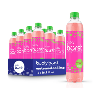 DB Sparkling Water Bebida Bubly Burst Sandía Lime Sabor 16,9 Floz Botellas - Product Image 1