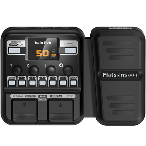 Pedale per Chitarra KMF-1, Pedale Multi-Effetto con 77 Effetti, 50 Preset, 42 Ritmi di Batteria, 18 Modelli di Amplificatori/Cabinetti - Product Image 1