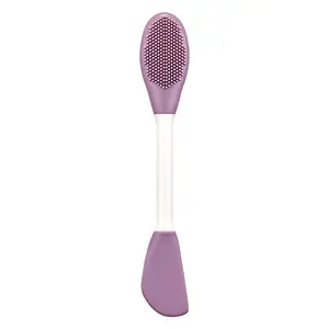 Portable Silicone facial makeup spatula silica gel double head stick Mini Face Mask Brush Small Cosmetic Tools