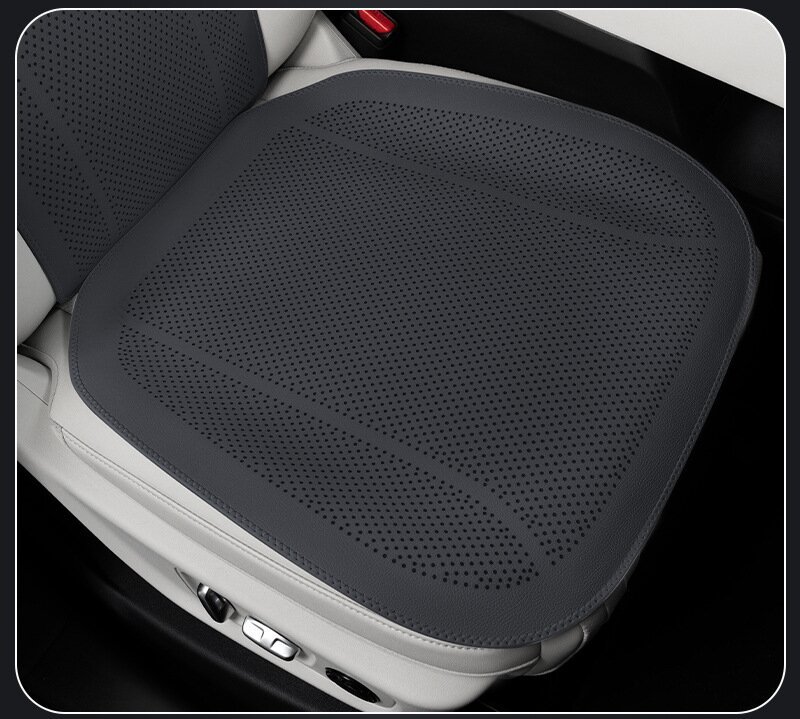 Distinguished black-plane punching front seat cushion 1 piece