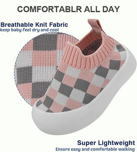 Chaussures de printemps respirantes à enfiler pour bébé, légères, antidérapantes, pour les premiers <span class=keywords><strong>pas</strong></span>, unisexes, pour bébés garçons et filles, baskets à semelle extérieure en TPR - Product Image 2
