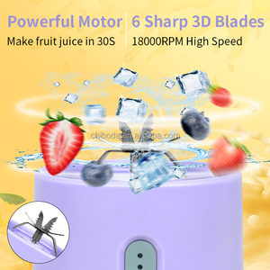Çok Fonksiyonlu Taşınabilir <span class=keywords><strong>Blender</strong></span> Kablosuz USB Şarj Edilebilir Mini Meyve Sıkacağı Bardak Mikser Meyve Suyu, Shake, Smoothie ve Buz Kırma İçin - Product Image 3