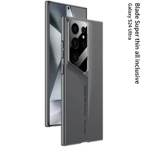 Coque de téléphone mate à lame ultra-mince pour Samsung <span class=keywords><strong>Galaxy</strong></span> S24 S23 <span class=keywords><strong>S22</strong></span> Ultra <span class=keywords><strong>Protection</strong></span> de l'objectif givré antichoc - Product Image 3