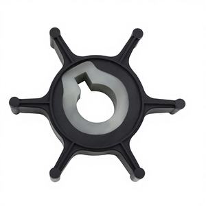 Impulsor de Bomba de Agua de Hierro Fundido y Goma para Motores Fuera de Borda Yamaha de 2 Tiempos y 2 HP, 646-44352, Piezas de Bomba de Tipo Abierto con Pasador de Acero - Product Image 2