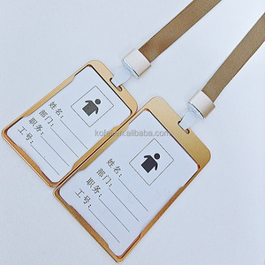 Tùy Chỉnh Chuyên Nghiệp Nhôm Có Thể Thu Vào Văn Phòng ID Huy Hiệu Chủ Thẻ Kim Loại Sang Trọng ID Chủ Thẻ Với Dây Buộc Cho Nhân Viên - Product Image 5