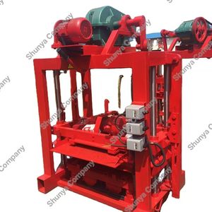 Macchina Manuale per Blocchi di Cemento con Vibratore Integrato per la Produzione di Blocchi per Pavimentazione ad Alta Densità QTJ4-40 - Product Image 3