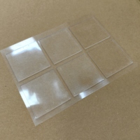 Nano-pads noirs amovibles, carrés, adhésifs double face, en gel de silicone nano, pour usages multiples dans la maison