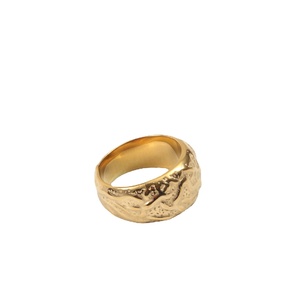<b>Thick</b> Waterproof PVD Plated <b>Rings</b> Jewelry Unique Design Stainless Steel <b>Ring</b> for Women - Product Image 4