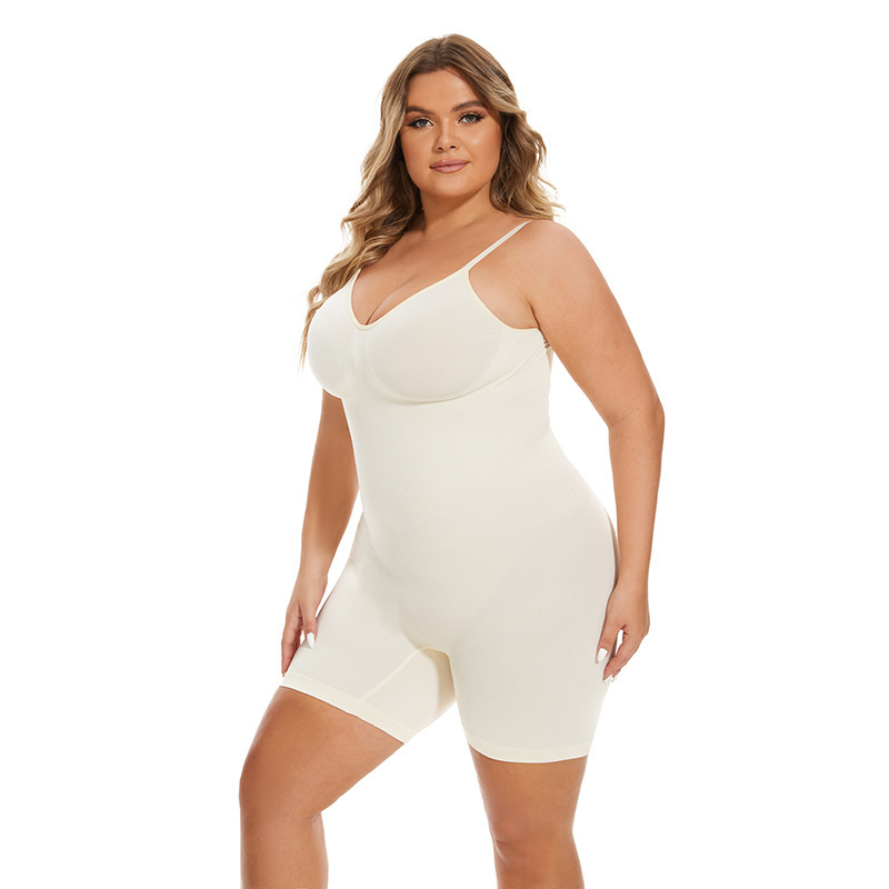 Backless Tummy-Control Shapewear Bodysuit (699341): fabric stretch, recovery and seam construction reference