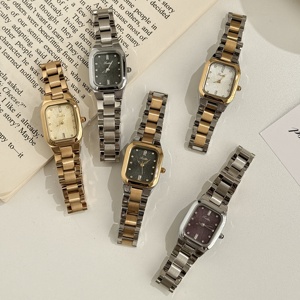 Montres à quartz <span class=keywords><strong>en</strong></span> <span class=keywords><strong>acier</strong></span> inoxydable étanches à cadran carré Scottie A9743b, très vendues, <span class=keywords><strong>montre</strong></span> de luxe personnalisée pour <span class=keywords><strong>femme</strong></span> - Product Image 6