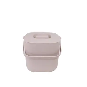 Compost Bin Kitchen with Lid Composter for Organic Waste indoor Trash Can Bucket Garbage