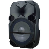 JUMBOAUDIO JPS5515BA 1100W 15 "Juegos de Karaoke Powered TWS + Altavoz + LED + Soporte + Micrófono + Batería Juego de altavoces Bocina
