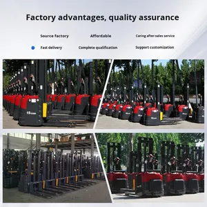 Xingcha Apilador totalmente eléctrico Transpaleta de doble elevación con 1,5 toneladas Carretillas elevadoras Apilador de camiones de 2 toneladas - Product Image 2