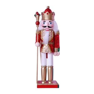 Décoration de Noël en bois en gros, <span class=keywords><strong>Casse</strong></span>-<span class=keywords><strong>noisette</strong></span> <span class=keywords><strong>soldat</strong></span> personnalisé de 12 pouces, cadeau idéal pour Noël - Product Image 2