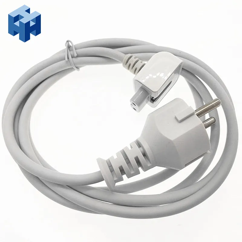 High Quality Europe Eu Plug 1.8M Extension Cable Cord For Apple Macbook Air pro Charger Adapter 45w 60w 85w