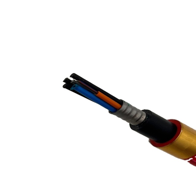 Xinqiao MGTSV Armored Optical Fiber Cable   High Tensile  Mining Use   Telecommunication Communication