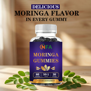 OEM Private Label Moringa Gummies with Moringa Extract <b>Supplement</b> Boosts Daily Energy and Strengthens Immune Defense Gummies - Product Image 3