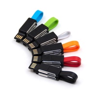 Cadeau promotionnel, câble de charge USB magnétique 6 en 1, porte-clés, charge rapide, compatible avec tous les appareils mobiles