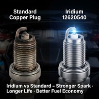 Bugi Iridium thương hiệu AC OEM 12620540 dành cho xe xăng 41-108, thay thế động cơ, mới, bảo hành 2 năm, mã SK20HR11