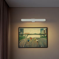 Applique murale LED en fer avec télécommande, fonctionne sur piles, intensité réglable, décoration intérieure pour salon