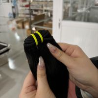 Fournisseur en gros de mèches de cheveux humains Remy, qualité 12A, cheveux raides, 100g, marque Yamei, trame machine, toutes couleurs