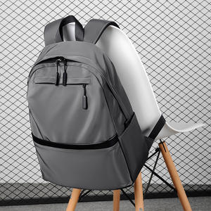New Men's Outdoor Travel <b>Backpack</b> Double-Back Trendy School Bag for Students Canvas Laptop Friendly Dropshipping Available - Product Image 1