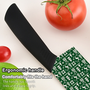 Couteau d'extérieur à lame en céramique et manche en plastique, prix d'usine, nouveautés, pour le nettoyage des brosses et le camping, passe au lave-vaisselle - Product Image 2