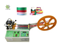 Machine automatique de découpe de ruban élastique en nylon polyester coupe-ruban à chaud sangle