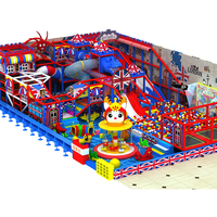 Equipo de patio interior comercial para niños, simulador de vuelo, Tobogán grande, tema del océano, paseo para niños para Centro Comercial