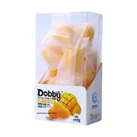 Bonbons gélifiés à la mangue et à la pêche blanche Dobby Fruit Jelly Chewy Sweet, boîte de 100g, collations décontractées pour enfants