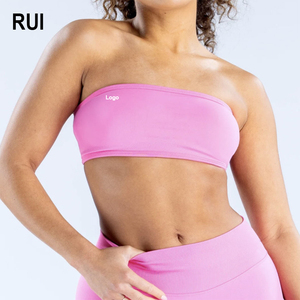 เสื้อชั้นในกีฬาโยคะ RUIQUWIN สกรีนโลโก้ได้ ออกแบบสำหรับผู้หญิง ไร้ตะเข็บ เสริมฟองน้ำ ไซส์ใหญ่ น้ำหนักเบา รองรับได้ดี เหมาะสำหรับออกกำลังกาย ฟิตเนส พิลาทิส - Product Image 1