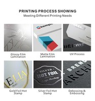 Carpeta Portadocumentos Personalizada BX WS, Papel Recubierto A4/A5, Tapa Dura, Bolsillo, Proceso de Laminación, Impresión en Cartón, Guangdong