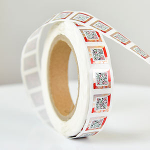 無料のソフトウェアシステムを備えた特許彫刻構造3D粘着ラベルカスタムセキュリティ改ざん明らかなQrコードステッカー - Product Image 1