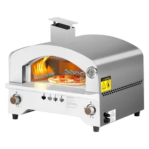 12 Inch Outdoor Backyard Gas Pizza Maker Stainless Steel Propane Gas Pizza Oven