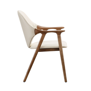 Italian Modern Solid Wood Cross Back <b>Dining</b> <b>Chair</b> for Kitchen Living Room Restaurant Furniture - Product Image 2